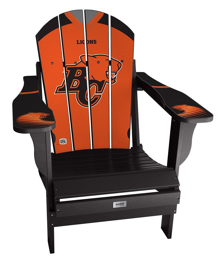 BC Lions CFL Jersey Chair